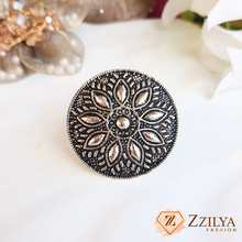 Silver Blossom Rings