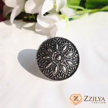 Silver Blossom Rings