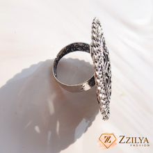 Blossom Glow Sterling Silver Statement Rings