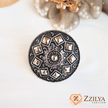 Floral Shimmer Rings