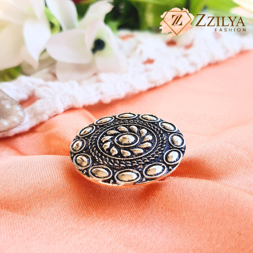 Silver Petal Rings