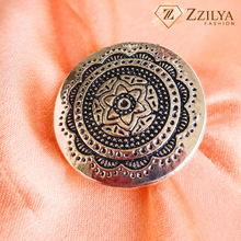 Blooming Silver Statement Rings - Oxidised Jewellery