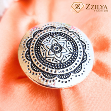 Blooming Silver Statement Rings - Oxidised Jewellery