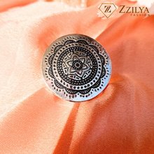 Blooming Silver Statement Rings - Oxidised Jewellery