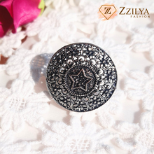 Aurora Bands Statement rings for Women - Oxidized Jewellery