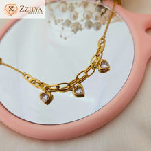 Zzilya Fashion anti-tarnish heart bracelet, minimal and elegant women’s charm jewelry