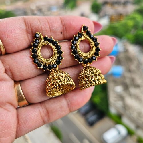 Traditional Jhumka Earrings Under 99-Budget-Friendly Jewellery by Zzilya Fashion